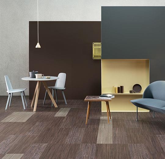 Forbo Marmoleum Modular Tile T5218-168293 Welsh Moor 39.37" x 9.84" Linoleum Tile Flooring (32.29 SF/Box)