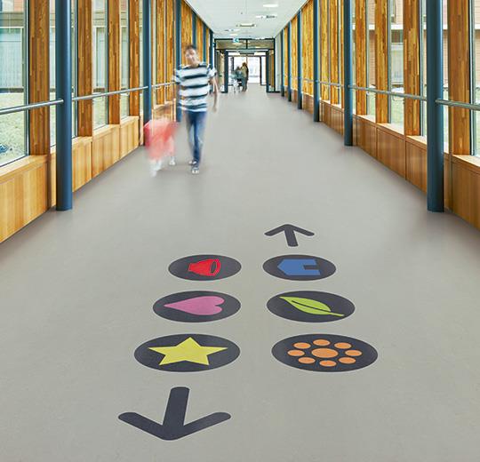 Forbo Marmoleum Solid Concrete 3724 Orbit Linoleum Flooring