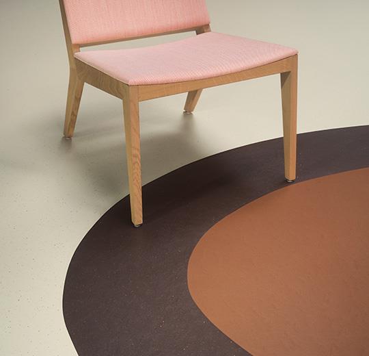 Forbo Marmoleum Solid Walton Uni & Cirrus 3370 Terracotta Linoleum Flooring