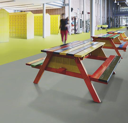 Forbo Marmoleum Solid Concrete 3736 Green Shimmer Linoleum Flooring