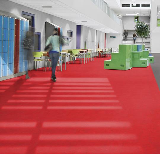 Forbo Marmoleum Solid Concrete 3743 Red Glow Linoleum Flooring