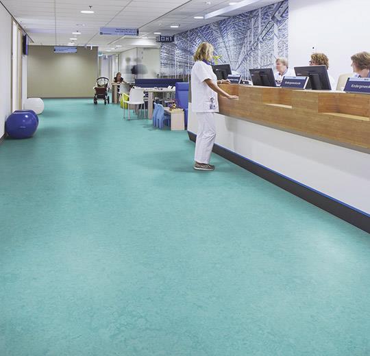 Forbo Marmoleum Marbled Fresco 3267 Aqua Linoleum Flooring