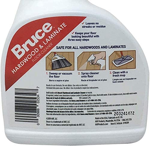 Bruce Floor Care Ws109 Hardwood Laminate Cleaner Spray