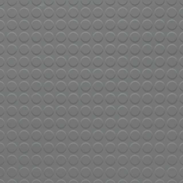 Tarkett Raised Round Rubber Tile 38 Pewter RT38RD 24" x 24" by 1/8" (32 SF/Box)
