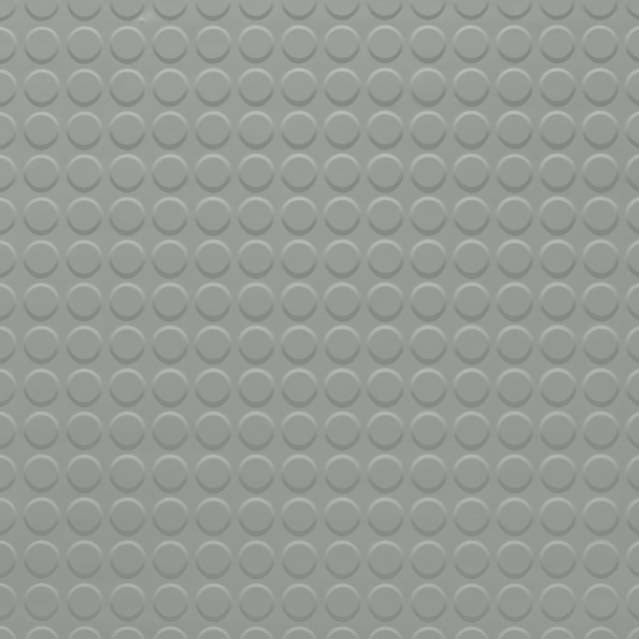 Tarkett Raised Round Rubber Tile 50 White RT50RD 24" x 24" by 1/8" (32 SF/Box)