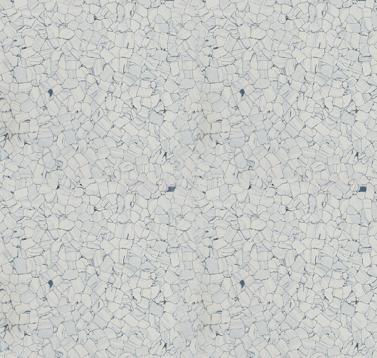 Flexco Delane White/Blue APP6D1OA69 36" x 36" x 1/8" Solid Vinyl Tile