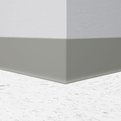 Mannington / Burke Rubber Wall Base Type TP BUR25GR209 Gray Beige 2.5" x 100' by 1/8 Cove (with Toe)