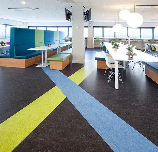 Forbo Marmoleum Marbled Real 3236-80162 Dark Bistre Linoleum Sheet Flooring (79" Width)