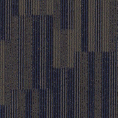 Aladdin Take your Mark Go Forward QAT45-568 Indigo Batik 24" x 24" Carpet Tile (96 SF/Box)