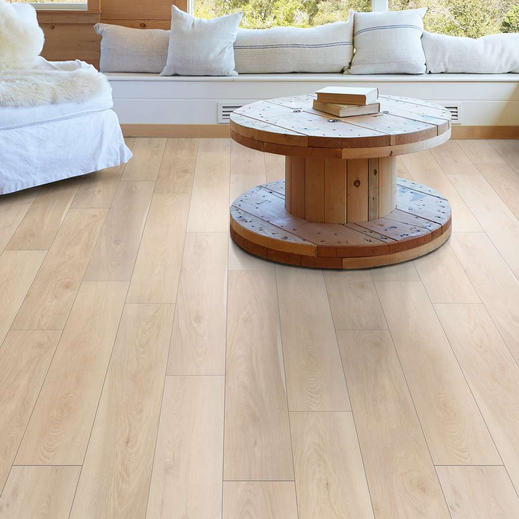 Shaw Pantheon HD+ Natural Bevel Alabaster 1051V-01098 7.04" x 48.03" Luxury Vinyl Plank (18.81 SF/Box)