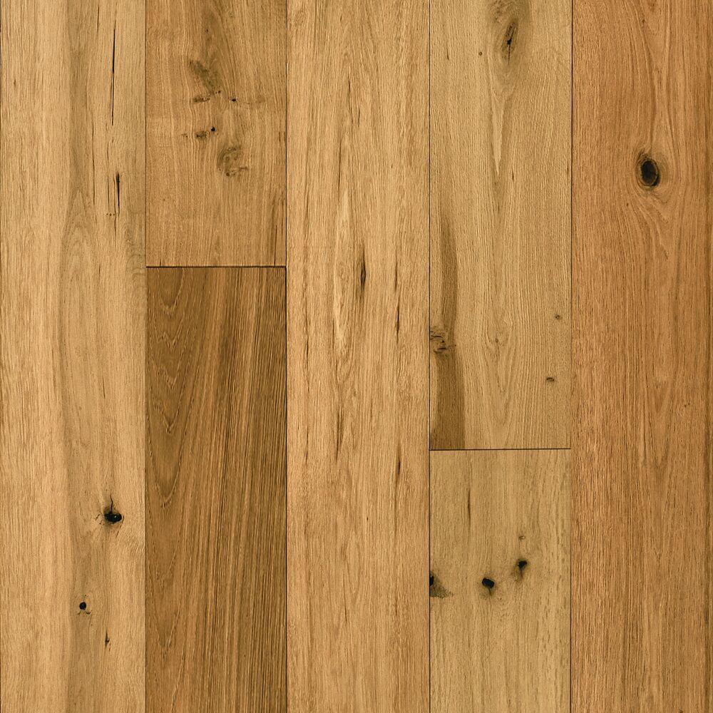 Bruce Brushed Impressions Bronze Collection BRBH53EK30W Subtle Spring 5 inch x 15.7-48 inch White Oak Engineered Hardwood Flooring (26.58 SF/Box)