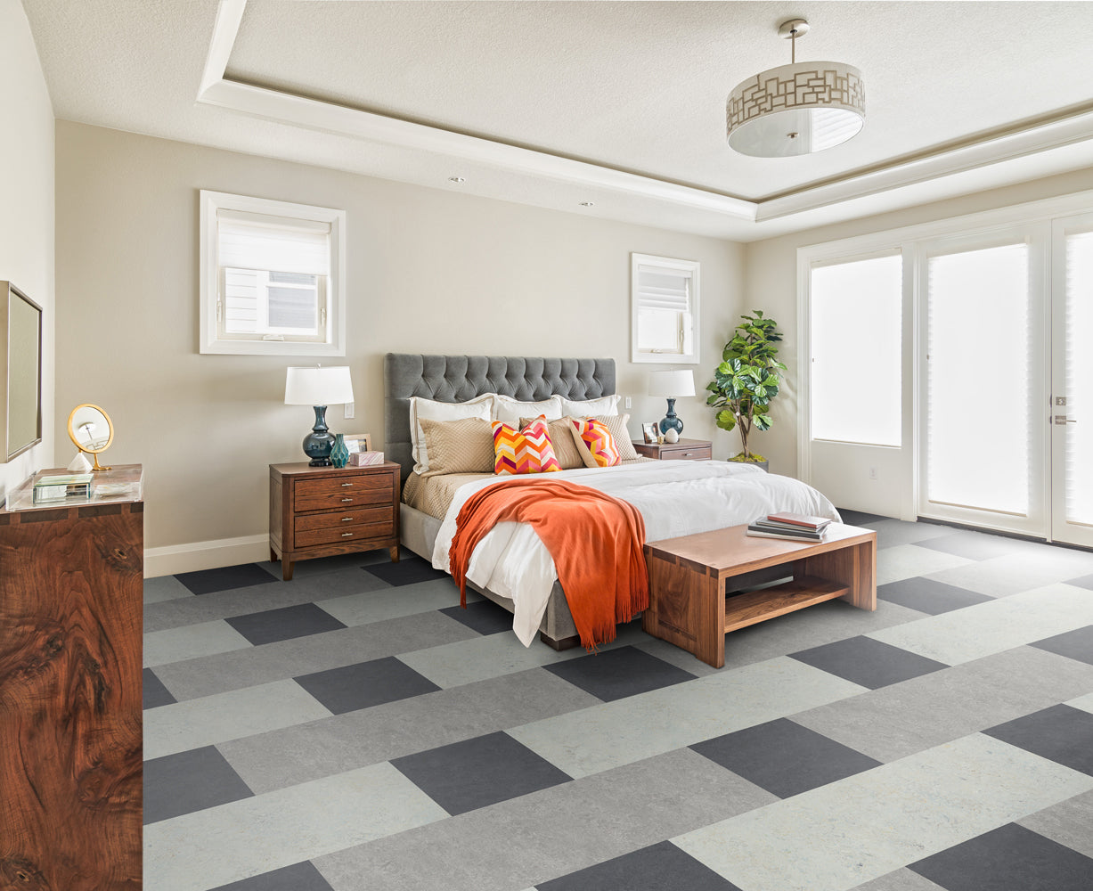 Forbo Marmoleum Click Cinch LOC Seal Waterproof Seal 933428 Seashell 12" x 36" Linoleum Tile Flooring (20.34 SF/Box)