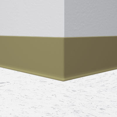 Mannington / Burke Rubber Wall Base Type TP BUR4GR242 Olive 4" x 100' by 1/8 Cove (with Toe)