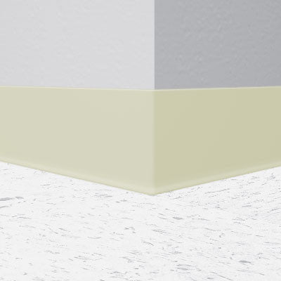 Mannington / Burke Rubber Wall Base Type TP BUR45GR246 Khaki 4.5" x 100' by 1/8 Cove (with Toe)