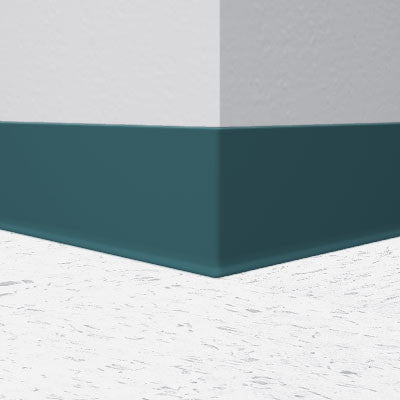 Mannington / Burke Rubber Wall Base Type TP BUR4GR331 Dark Forest 4" x 100' by 1/8 Cove (with Toe)