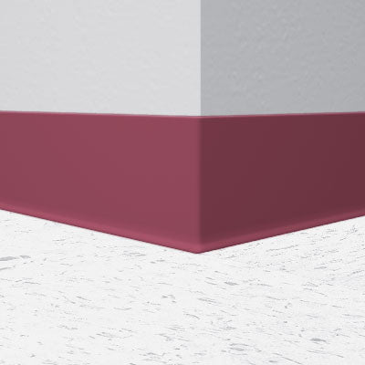 Mannington / Burke Rubber Wall Base Type TP BUR45GR425 Merlot 4.5" x 100' by 1/8 Cove (with Toe)