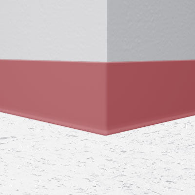 Mannington / Burke Rubber Wall Base Type TP BUR45GR434 Cherrywood 4.5" x 100' by 1/8 Cove (with Toe)