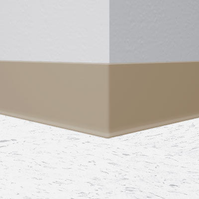 Mannington / Burke Rubber Wall Base Type TP BUR4GR503 Ginger 4" x 100' by 1/8 Cove (with Toe)