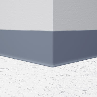 Mannington / Burke Vinyl Wall Base Type TV BUR4UL660 Rocky 4" x 4' by 1/8 Straight (Toeless)