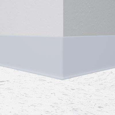 Mannington / Burke Rubber Wall Base Type TP BUR45HL663 Sky Gray 4.5" x 4' by 1/8 (25 Pcs/Box) Straight (Toeless)