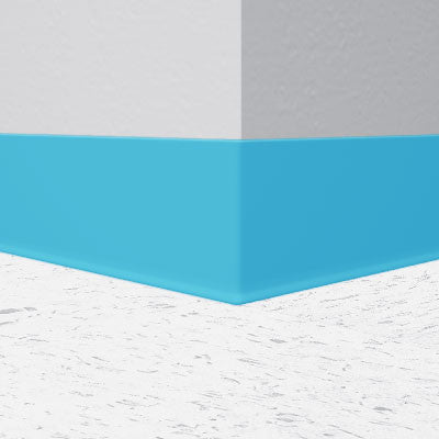 Mannington / Burke Rubber Wall Base Type TP BUR45GR711 Shallow Sea 4.5" x 100' by 1/8 Cove (with Toe)