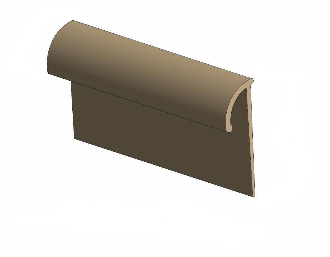 Tarkett / Johnsonite CCC-XX-A Cove Cap 1/4" or 5/16" 240' LF/Box – product image showing size, style, and brand details.