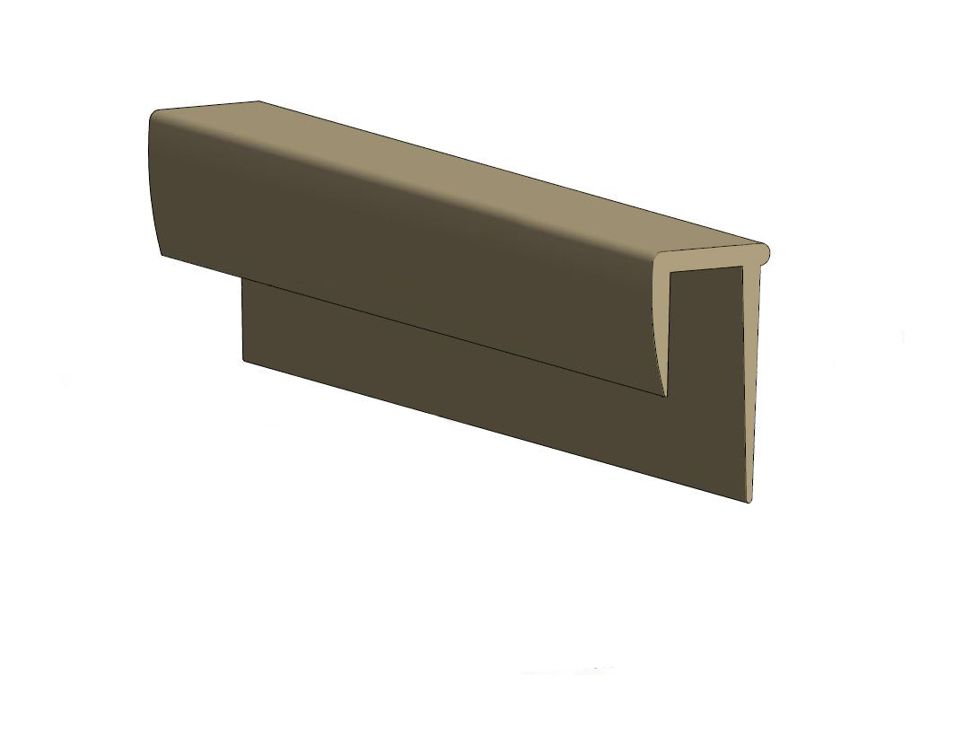 Tarkett / Johnsonite CCC-XX-C Cove Cap 1/4" 480' LF/Box – product image showing size, style, and brand details.