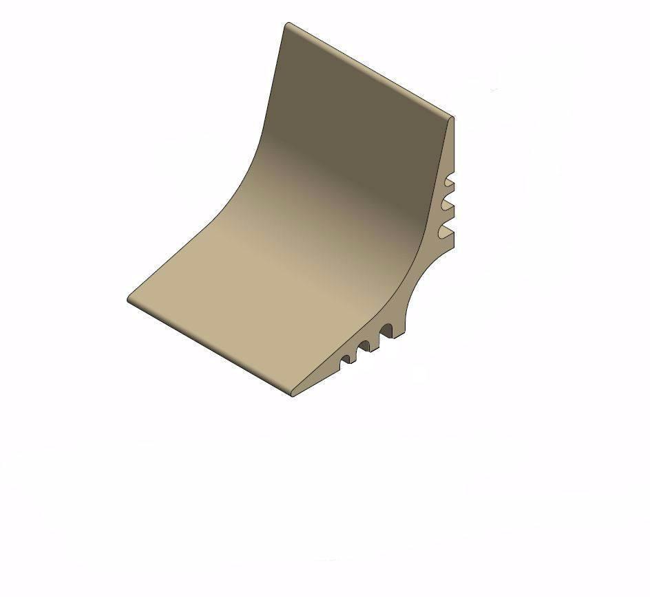 Tarkett / Johnsonite SCC-XX-A Cove Cap Cove Cap for 1/8