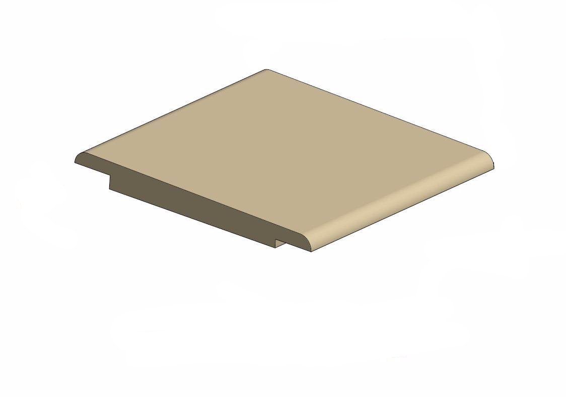 Tarkett / Johnsonite CTA-XX-X Wheeled Traffic Transition .080" to 1/8" 120' LF/Box – product image showing size, style, and brand details.