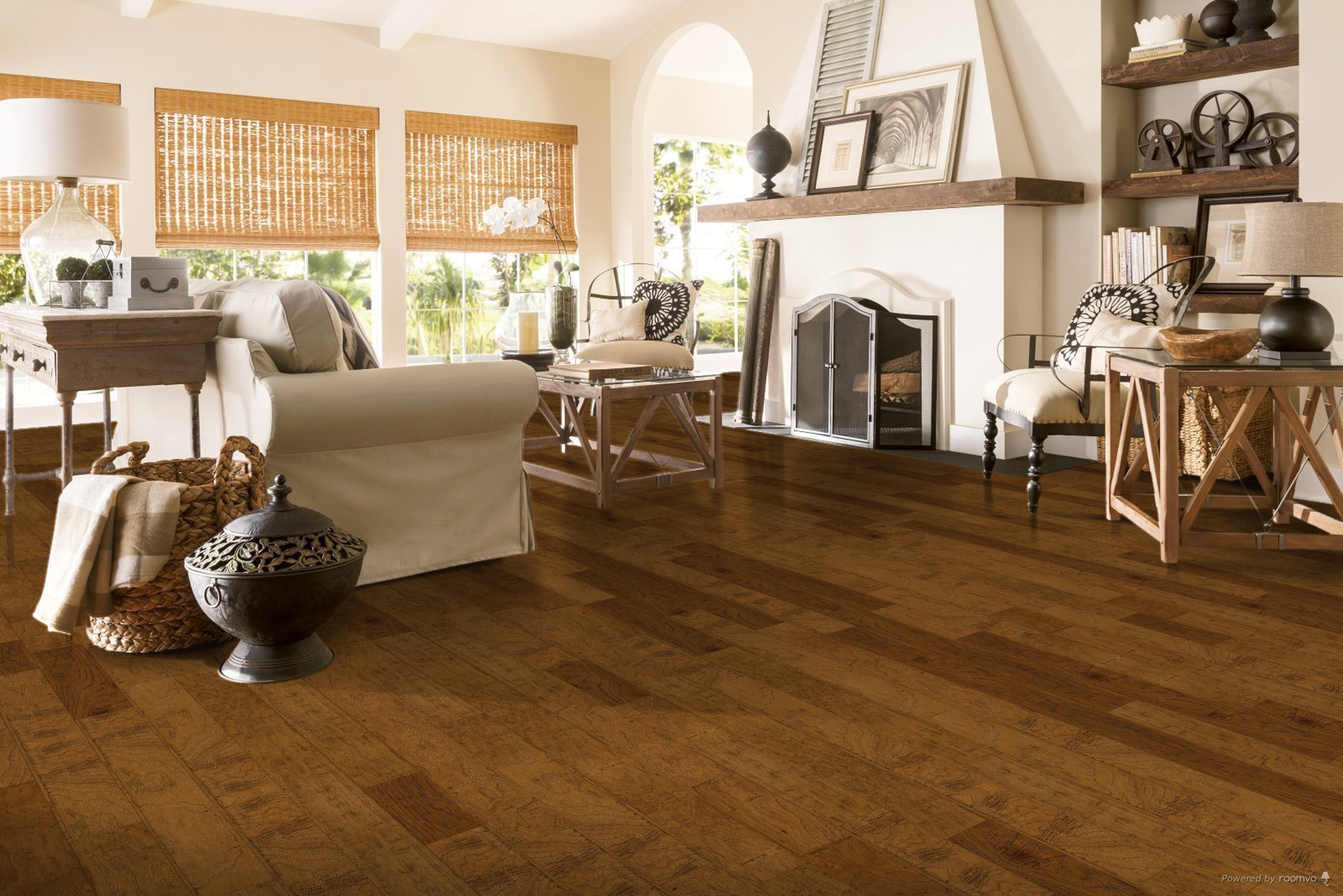 Bruce Frontier BRUEEL5200EE Golden Brown  5" x 10"- 60" Hickory Engineered Hardwood (36.5 SF/Box)