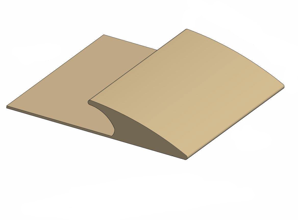 Tarkett / Johnsonite EG-XX-G Edge Guard 5/16" to 1-1/24" 240' LF/Box – product image showing size, style, and brand details.
