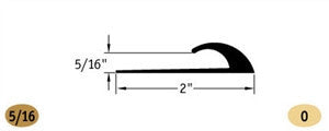 Tarkett / Johnsonite EG-XX-L Edge Guard 5/16" to 7/8" 300' LF/Box (25 pieces per box)