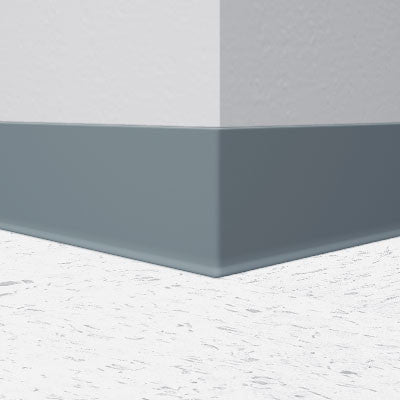 Flexco Base 2000 Wall Base 014 Medium Gray 6" x 120' by 1/8" Cove (with Toe)