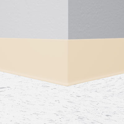 Flexco Base 2000 Wall Base 022 Almond 6" x 120' by 1/8" Cove (with Toe)