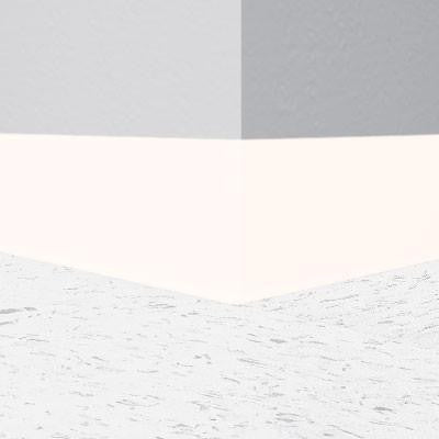 Flexco Vinyl Wall Base 029 Arctic White 4" x 120' by 1/8" Cove (with Toe)