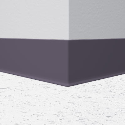 Flexco Wallflowers Wall Base 03 Charcoal 4.5" x 120' by 1/8" Cove (with Toe)