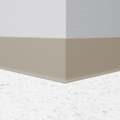 Flexco Wallflowers Wall Base 034 Barley 4" x 4' by 1/8" Cove (with Toe)