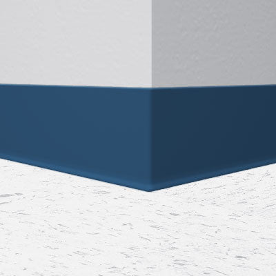 Flexco Base 2000 Wall Base 035 Delft Pansy 4" x 120' by 1/8" Cove (with Toe)