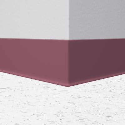 Flexco Base 2000 Wall Base 059 Plum Pudding 6" x 120' by 1/8" Cove (with Toe)