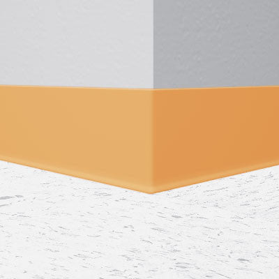 Flexco Base 2000 Wall Base 061 Sunflower 6" x 120' by 1/8" Cove (with Toe)
