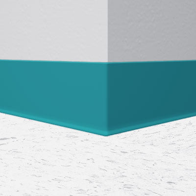 Flexco Base 2000 Wall Base 063 Mediterranean Green 6" x 120' by 1/8" Cove (with Toe)