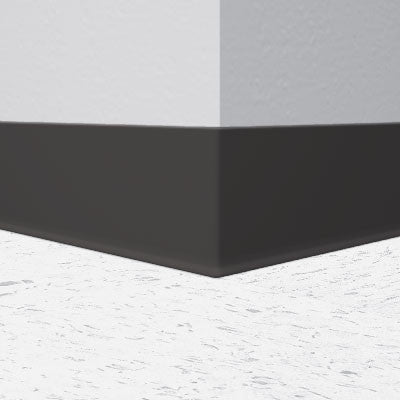 Flexco Wallflowers Wall Base 078 Umber 4.5" x 120' by 1/8" Cove (with Toe)