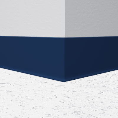 Flexco Base 2000 Wall Base 099 Midnight Blue 4.5" x 120' by 1/8" Cove (with Toe)