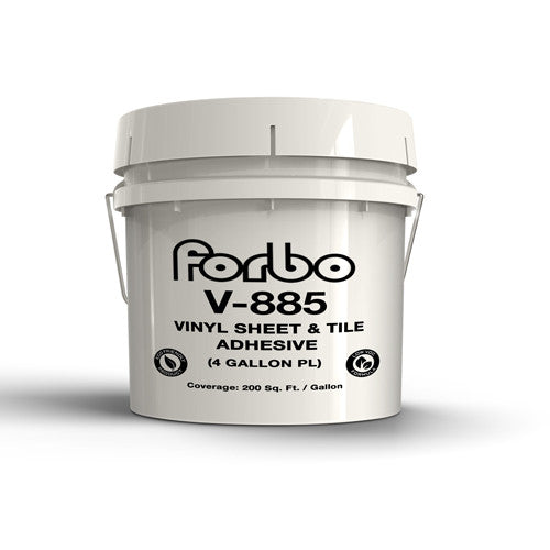 Forbo Vinyl Sheet & Tile Flooring Adhesive: V-885 4 Gallon