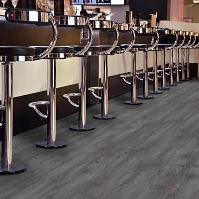 Next Floor Indestructible NF415007 LVT Charcoal Oak 007 (Partial Piece - Sample)