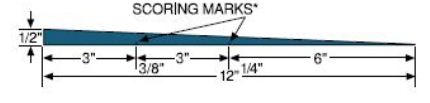 Tarkett / Johnsonite LS-40-E Subfloor Leveler System 4 x 1/2" to 0" 20' LF/Box (5 pieces per box)