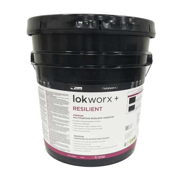Shaw LokWorx+ Resilient Adhesive for Luxury Vinyl Tile, Plank and Sh
