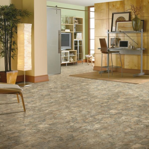 Armstrong FlexStep Value Plus ARMG2513401 White Flaxen Vinyl Sheet (12