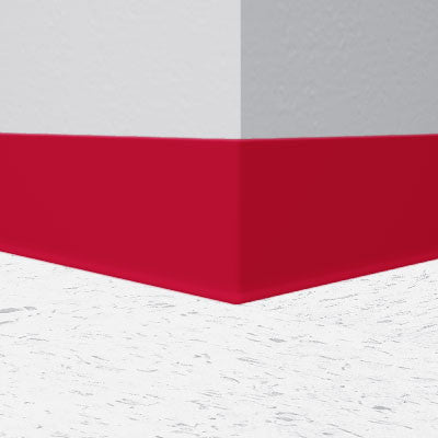 Roppe Red 186 - 4" x 120' - 700 Series Wall Base