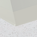 Roppe Pinnacle Wall Base Snow 5.5
